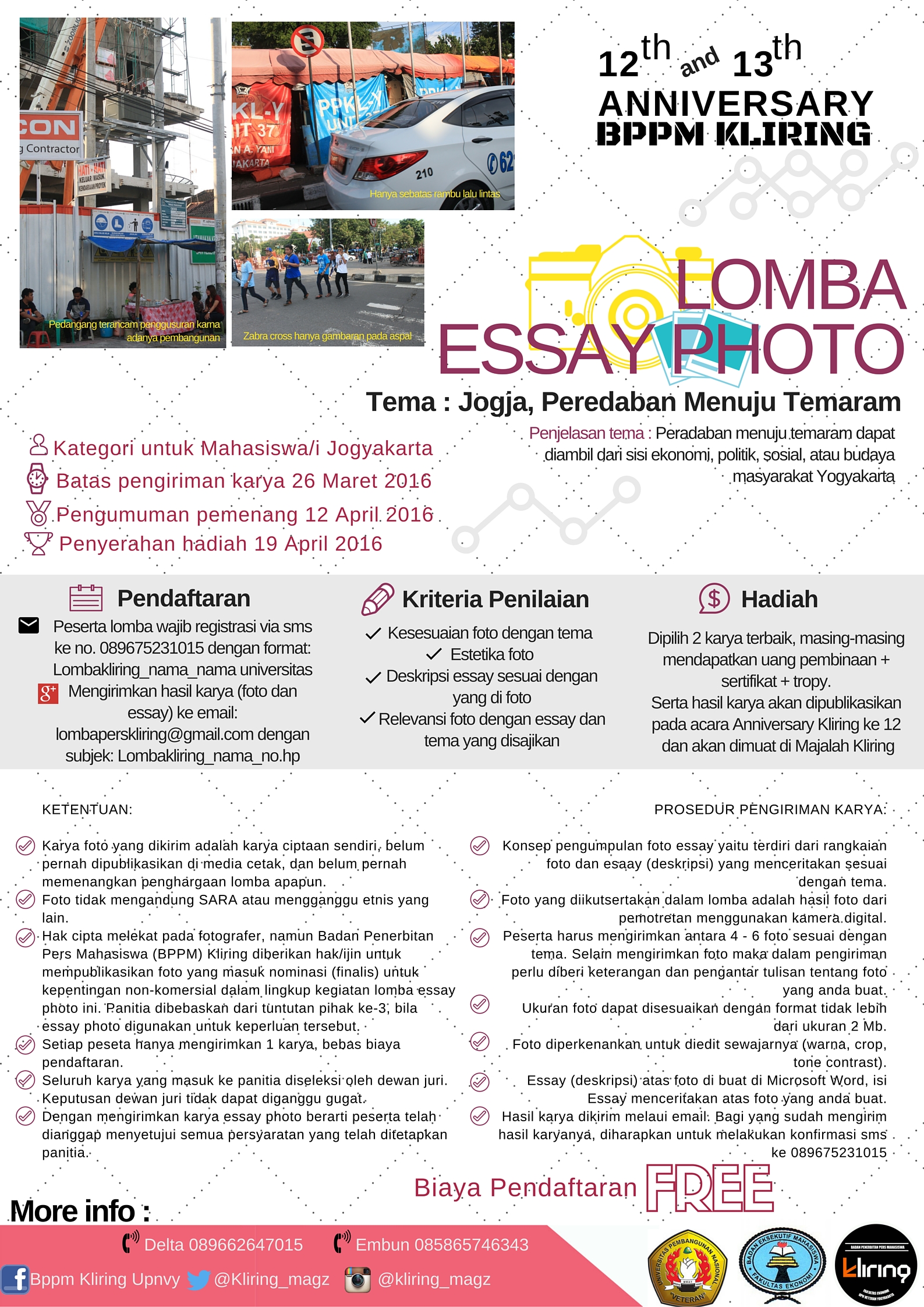 lomba esai foto KLIRING