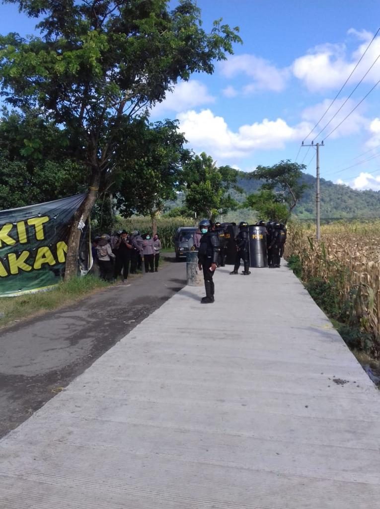  (30/3) Pencarian massa aksi penolakan Tambang di Banyuwangi 